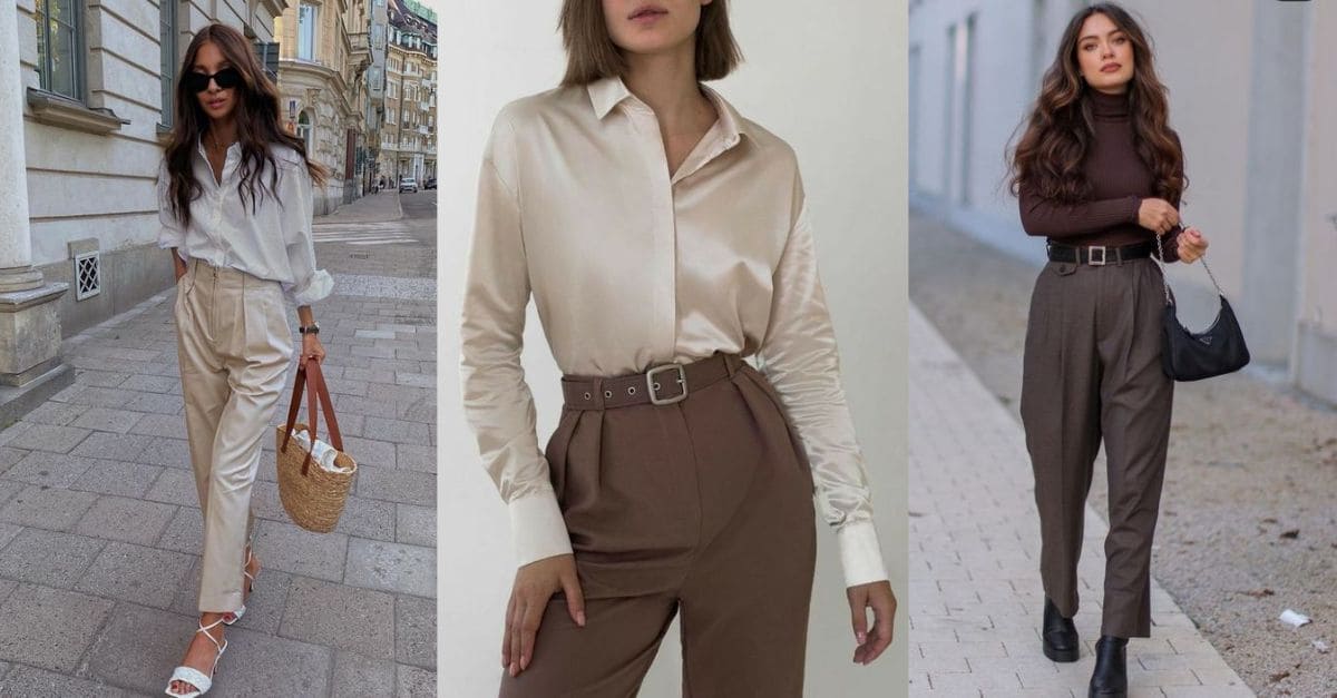 quần công sở trend